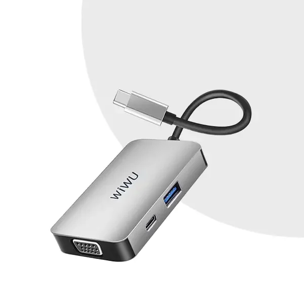 WiWU Alpha 5 in 1 USB-C Hub A513HVP