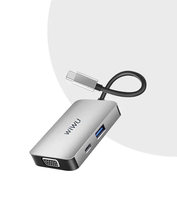 WiWU Alpha 5 in 1 USB-C Hub A513HVP