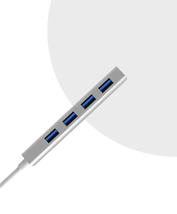 WiWU Alpha A440 4 in 1 USB-C Hub | 4 USB 3.0 ports 4 WiWU Alpha A440 4 in 1 USB-C Hub