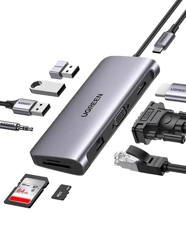 UGREEN CM179 10 in 1 USB-C Multifunctional Adapter 4 UGREEN CM179 10 in 1 USB-C Multifunctional Adapter