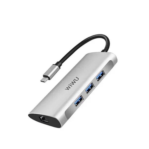 WiWU Alpha A631STR 6-in-1 USB-C Hub
