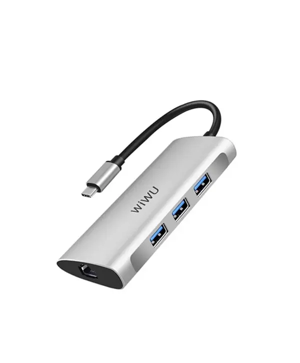 WiWU Alpha A631STR 6-in-1 USB-C Hub