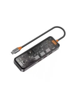 WiWU Cyber Hub 8 in 1 USB-C Multiport Adapter Dock