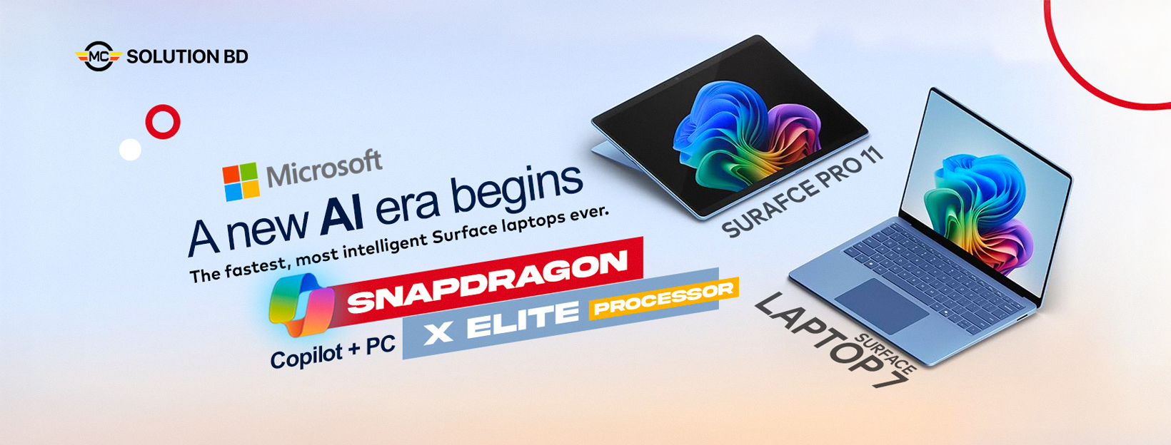 Microsoft Surface Pro 11 and Surface Laptop 7 with Ai Copilot + PC