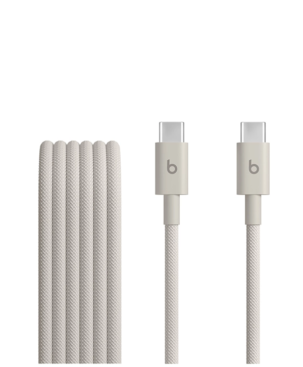 Beats USB‑C to USB‑C Woven Cable (1.5 m / 5 ft) for Mac, iPhone ,iPad, AirPods 13 Beats USB‑C to USB‑C Woven Cable 1.5 m 5 ft Surge Stone MDGD4