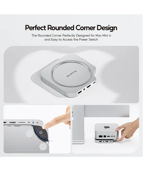 PULWTOP Mac Mini M4 Dock with M.2 SSD Enclosure 4 PULWTOP Mac Mini M4 Dock with M.2 SSD Enclosure
