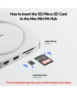 PULWTOP Mac Mini M4 Dock with M.2 SSD Enclosure
