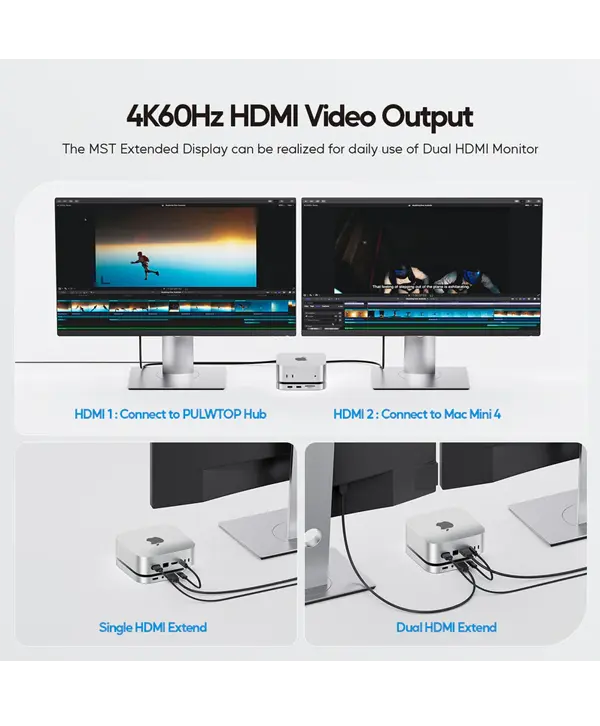 PULWTOP Mac Mini M4 Dock with M.2 SSD Enclosure 8 PULWTOP Mac Mini M4 Dock with M.2 SSD Enclosure