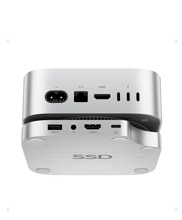 PULWTOP Mac Mini M4 Dock with M.2 SSD Enclosure