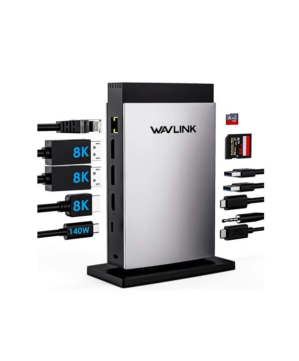 WAVLINK PD3.1 Triple Display USB C 11 in 1 USB C Docking Station