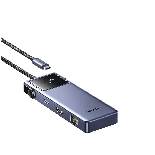 UGREEN QPai Pro 7-in-1 USB-C Hub 4K@60Hz HDMI PD100W Port (45155)