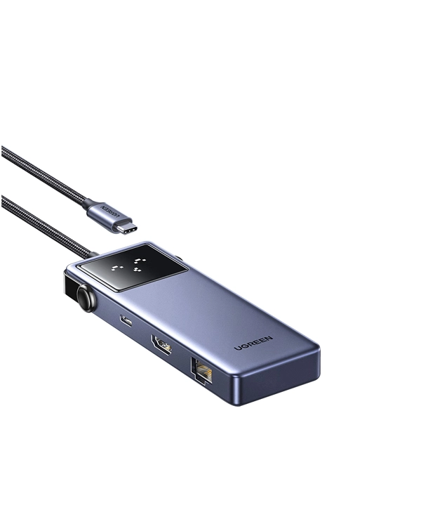 UGREEN QPai Pro 7-in-1 USB-C Hub 4K@60Hz HDMI PD100W Port (45155)