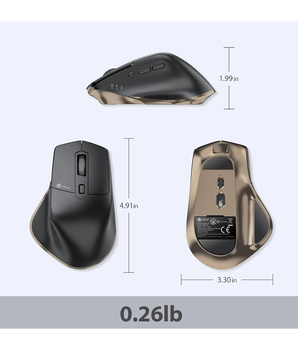 iClever MD172 Bluetooth+2.4G Wireless Multi Device Cnnection Mouse PRICE IN BANGLADESH MC SOLUTION BD