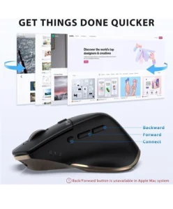 iClever MD172 Bluetooth+2.4G Wireless Multi Device Cnnection Mouse PRICE IN BANGLADESH MC SOLUTION BD