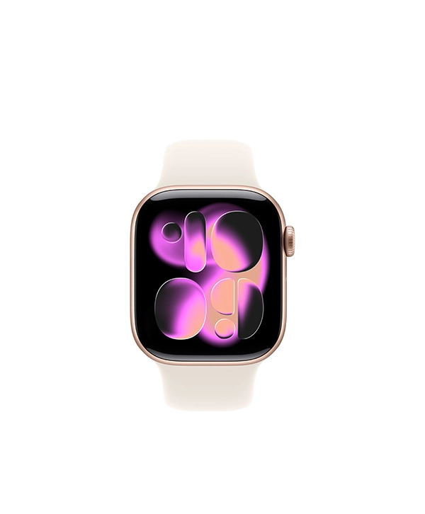 Apple Watch Series 11 Aluminum Case Space Rose Gold