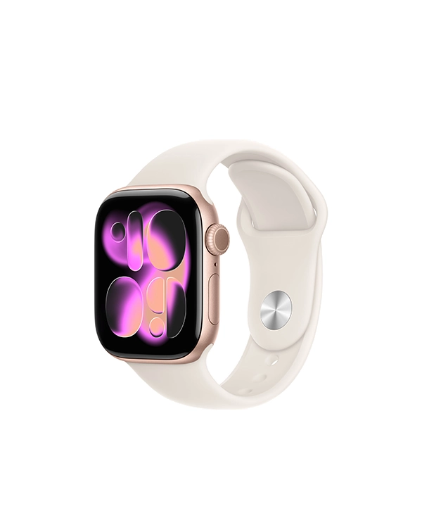 Apple Watch Series 11 Aluminum Case Space Rose Gold