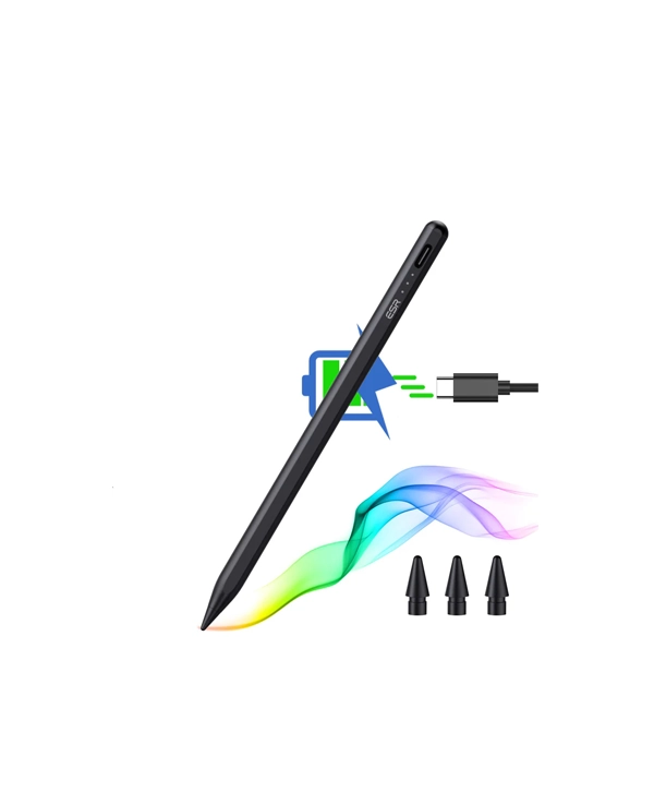 ESR Digital Pencil for iPad – Palm Rejection & Tilt Support, Magnetic Attachment, Compatible with iPad Pro, Air, Mini