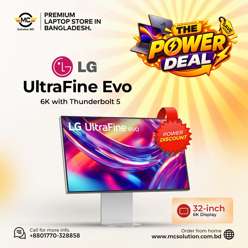 LG UltraFine evo 32U990A-S 32 Inch 6K HDR Monitor with Thunderbolt 5 3 LG UltraFine 32U990A-S 32 Inch 6K HDR Monitor with Thunderbolt 5