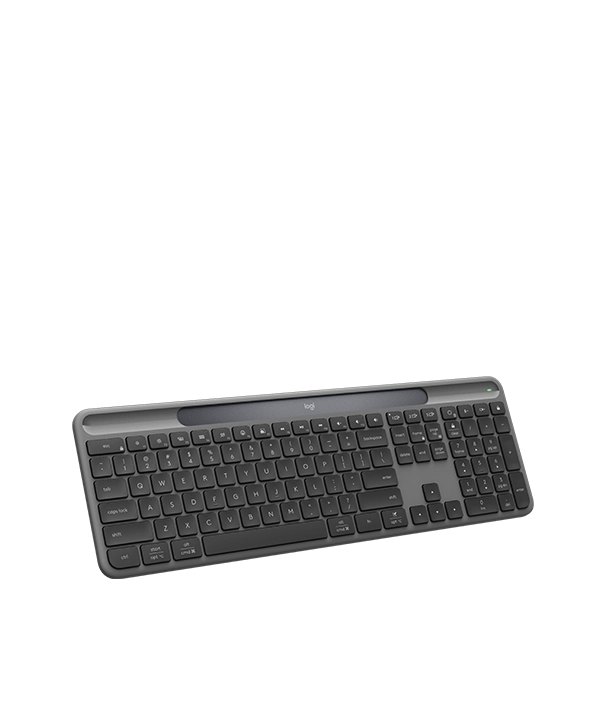 Logitech Signature Slim Solar+ wireless keyboard K980 connect up to 3 multi-OS devices