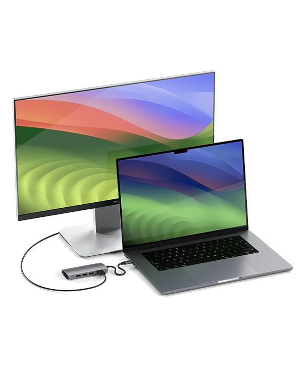 Satechi 8 in 1 USB C Hub Multiport Adapter V2 Multifunction Docking Station PRICE IN BANGLADESH MC SOLUTION BD 4