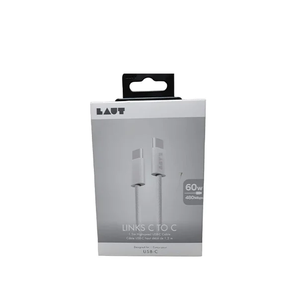 Laut Links C TO C 1.2m Highspeed USB-C Cable 60W 480Mbps