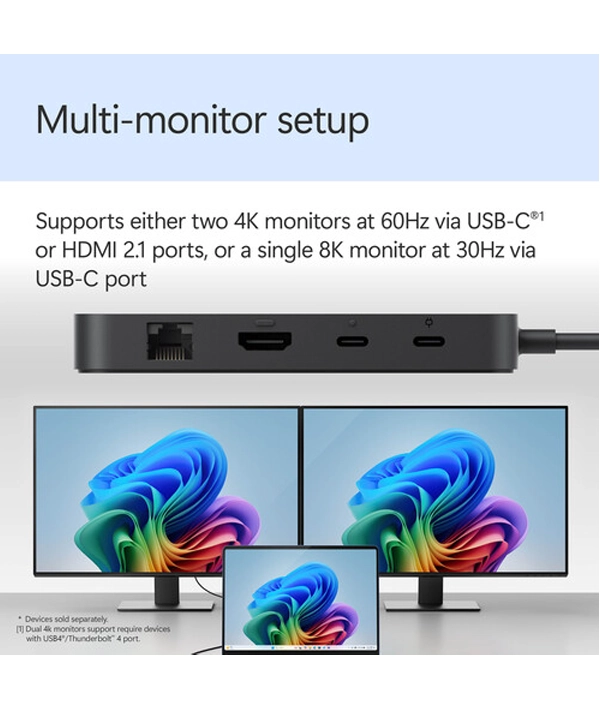 Microsoft Surface USB4 Dock - Black EP2-19892