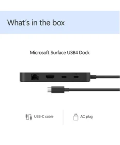 Microsoft Surface USB4 Dock - Black EP2-19892