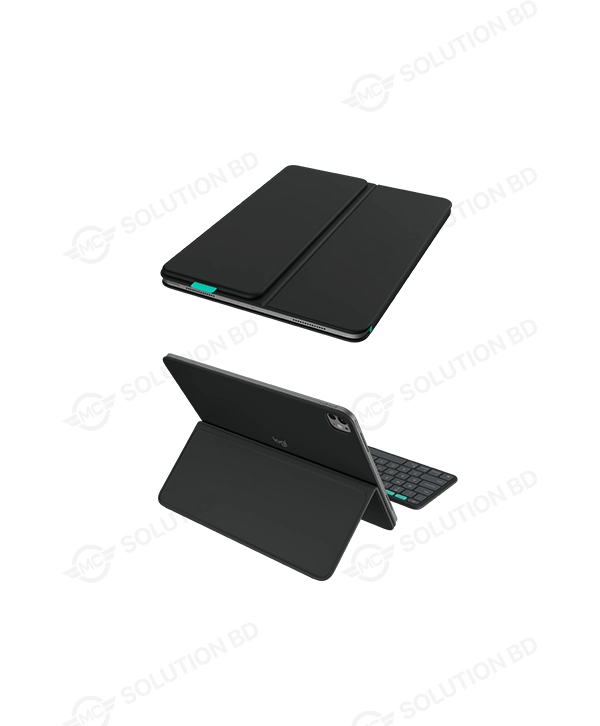 Logitech Flip Folio iPad Pro 13-inch (M4 & M5), iPad Air 13-inch (M2 & M3) Graphite