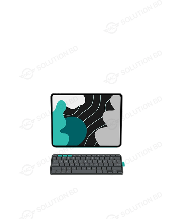 Logitech Flip Folio iPad Pro 13-inch (M4 & M5), iPad Air 13-inch (M2 & M3) Graphite