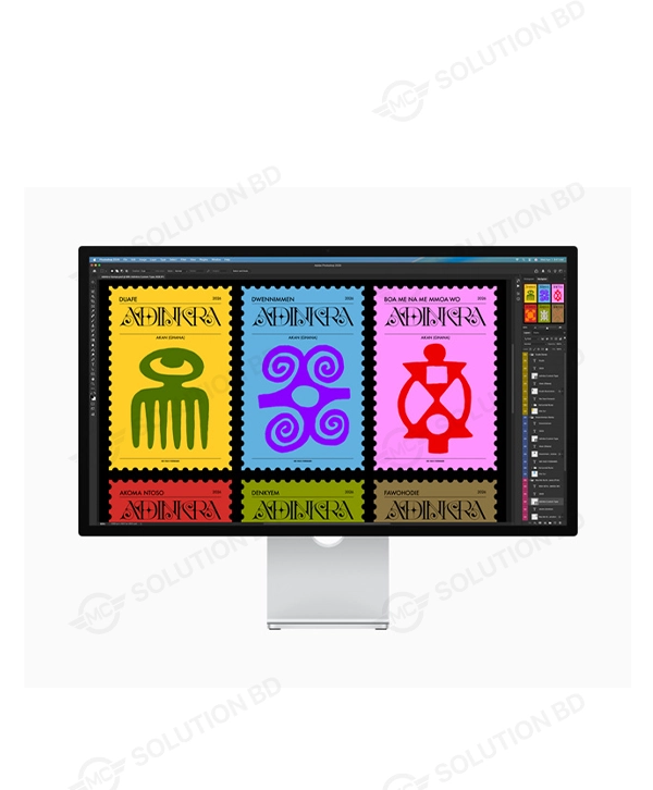 Apple Studio Display 2026 Model | 27″ Retina Display | 12MP Center Stage Webcam with Desk View | Six Speaker Sound System | 3-Mic Array