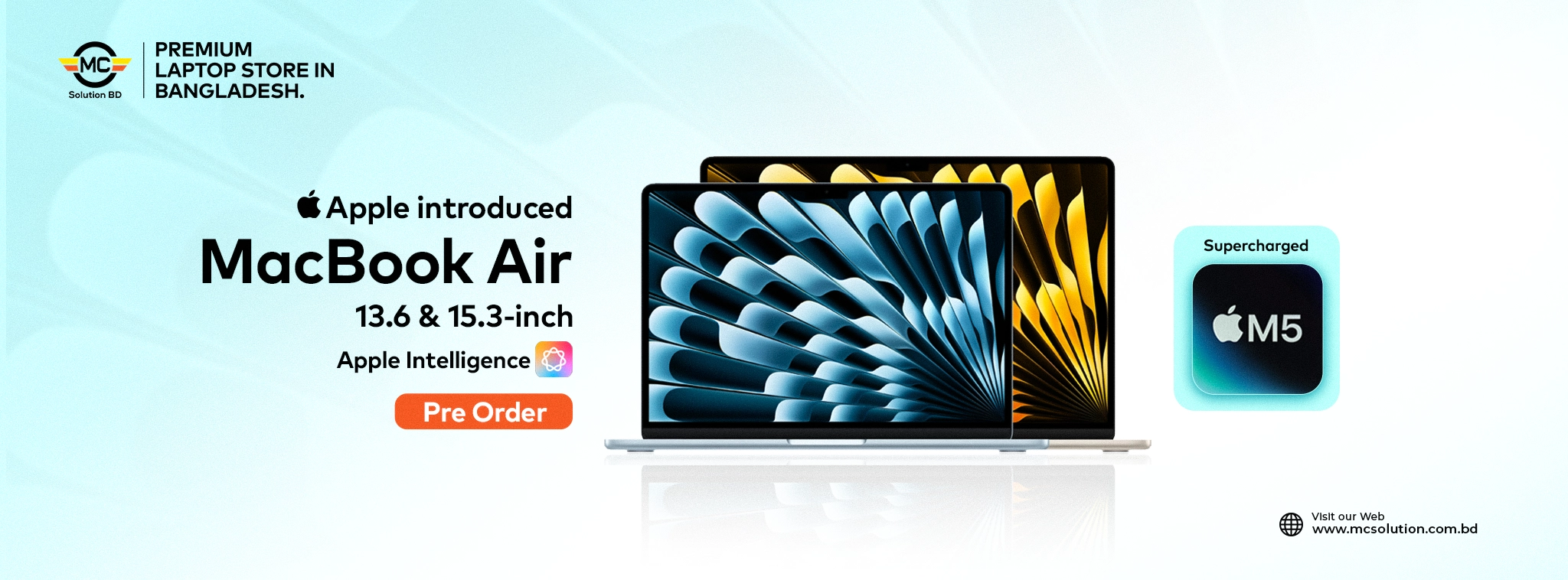 apple macbook air m5 web banner
