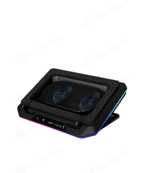Gamdias AETHER P1 RGB Laptop Cooler With Phone Stand
