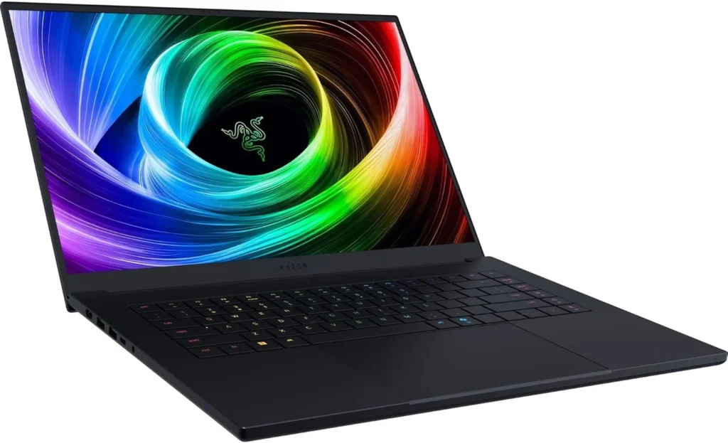 Razer Blade 16 2026 240Hz QHD+ OLED display close up