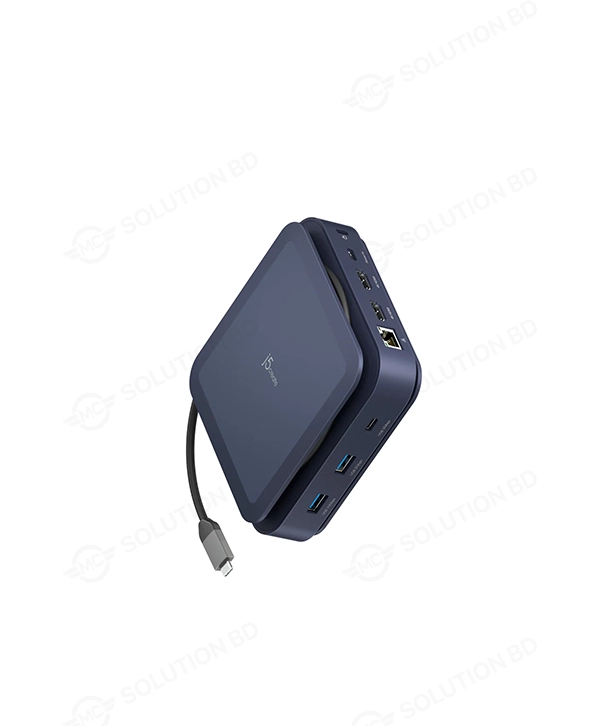 j5create JCD3196 Type-C Dock Dual 4K HDMI 11-in-1 Functions