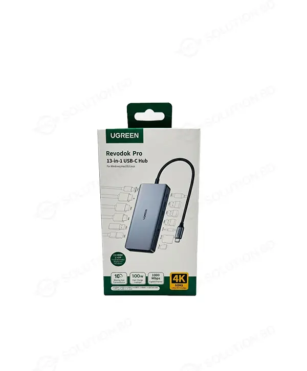 UGREEN Revodok Pro 313 (CM681) 13-in-1 USB-C Hub 4 UGREEN Revodok Pro 313 (CM681) 13-in-1 USB-C Hub PRICE IN BANGLADESH MC SOLUTION BD