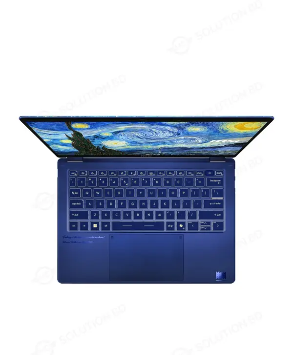 MSI Prestige 14 Flip AI+ The Starry Night | 14" FHD+ OLED Pen Touch | Intel Core Ultra X9 378H | 32GB Ram | 1TB SSD | Intel Arc B390 3 MSI Prestige 14 Flip AI+ The Starry Night Vincent van Gogh Edition