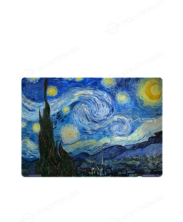 MSI Prestige 14 Flip AI+ The Starry Night | 14" FHD+ OLED Pen Touch | Intel Core Ultra X9 378H | 32GB Ram | 1TB SSD | Intel Arc B390 11 MSI Prestige 14 Flip AI+ The Starry Night Vincent van Gogh Edition