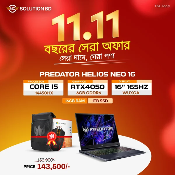 Acer Predator Helios Neo 16 52TR PHN16-72-52TR