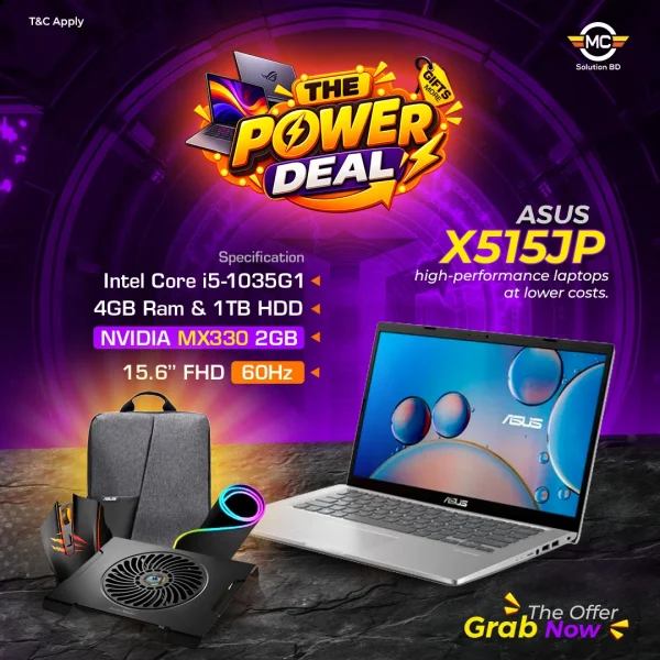 Asus X515JP 10th gen laptop price in Bangladesh MC Solution BD