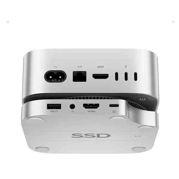 PULWTOP Mac Mini M4 Dock with M.2 SSD Enclosure